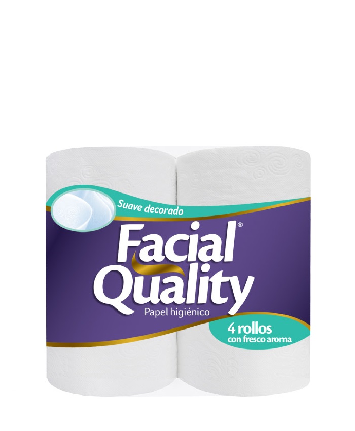 Papel Higiénico 4 Rollos con 350 Hojas Big Quality 1 paq