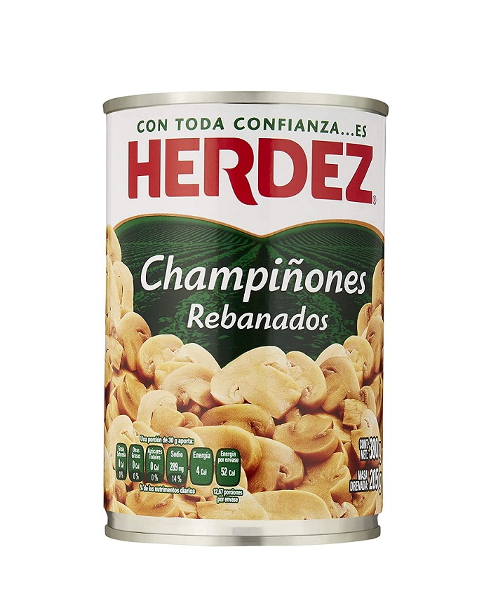 Champiñones Rebanados Herdez 380 g