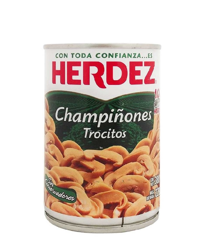 Champiñones en Trocitos Herdez 380 g