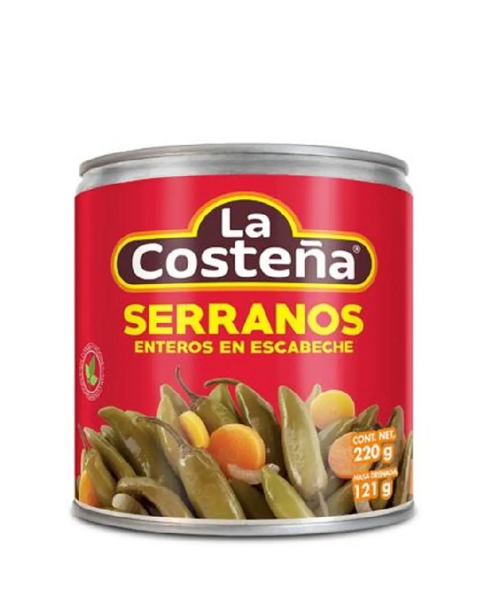 Chiles Serranos La Costeña 220 g