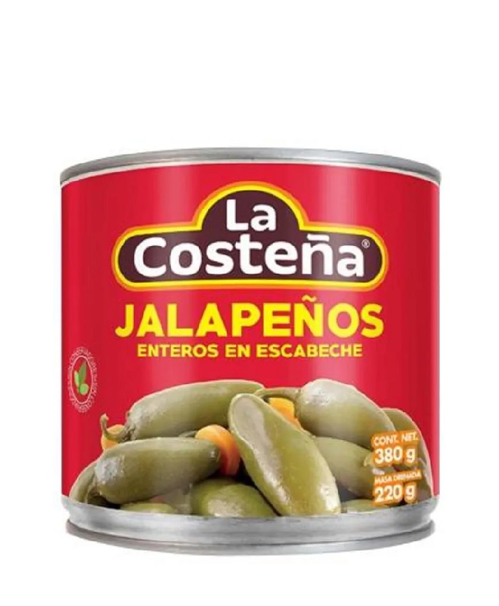 Chiles Jalapeños Enteros La Costeña 380 g