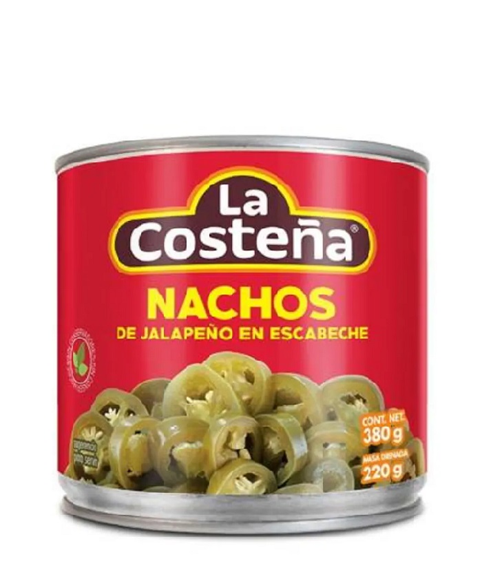 Chiles Jalapeños Nachos La Costeña 380 g