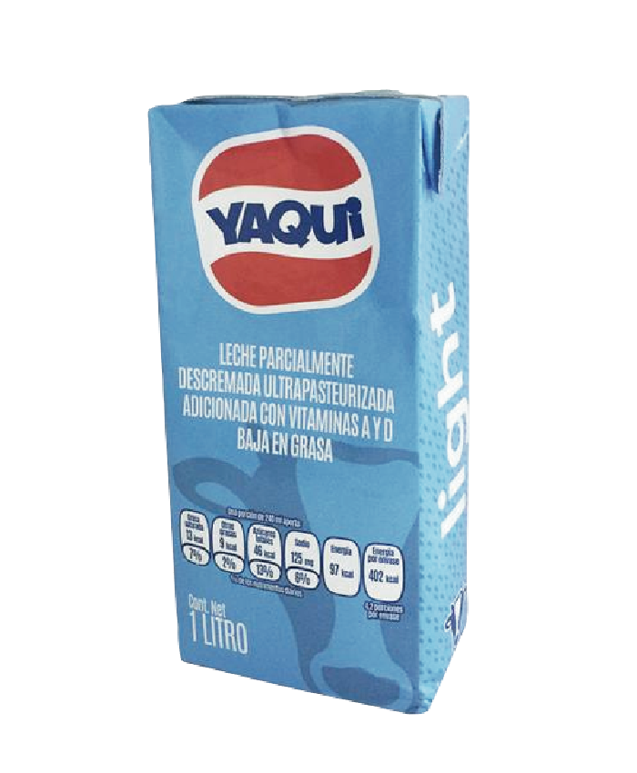 Leche Light Yaqui 1 L