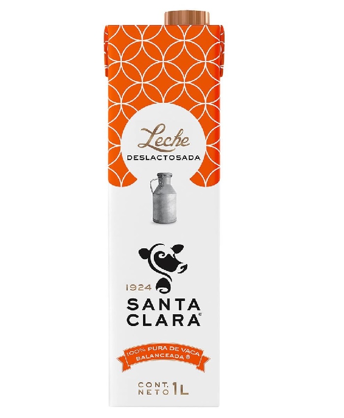 Leche Deslactosada Santa Clara 1 L