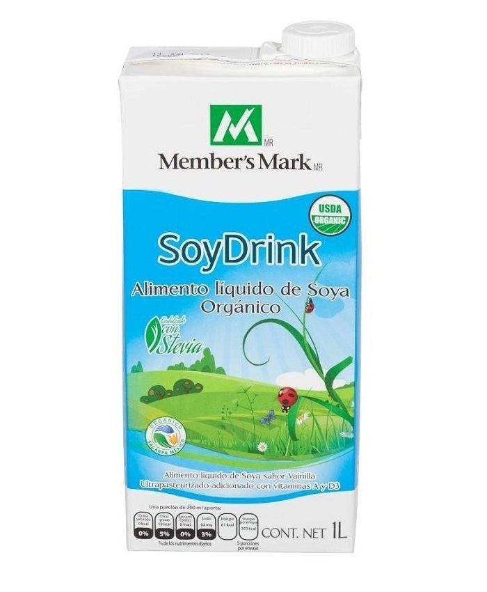 Alimento de Soya Organica Members Mark 1 L