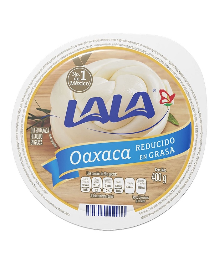 Queso Oaxaca Light Lala 400 g