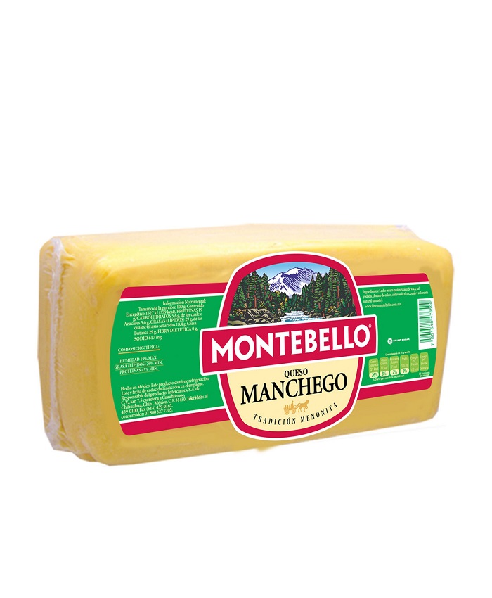 Queso Chihuahua Montebello 1 kg