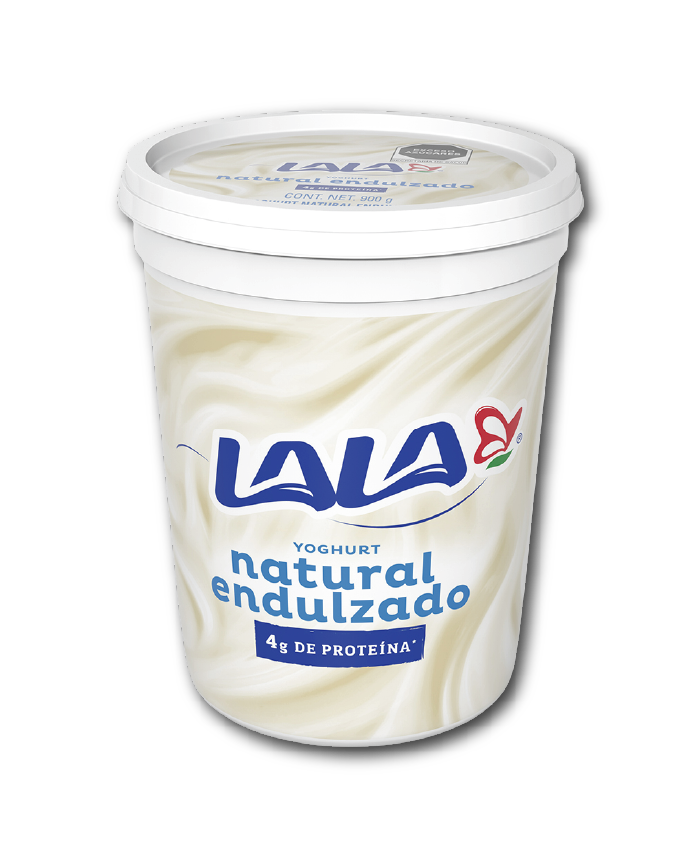 Yoghurt Batido Natural Endulzado Lala 900 g